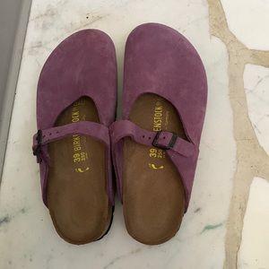 💜 RARE 💜 Rosemead 39 Narrow Adorable Purple Birkenstock Mary Jane Style
